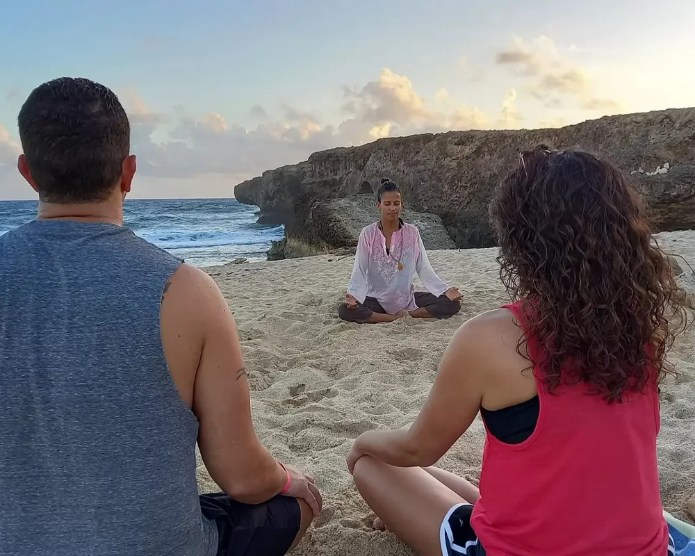The Alto Vista Chapel under early morning light in Aruba