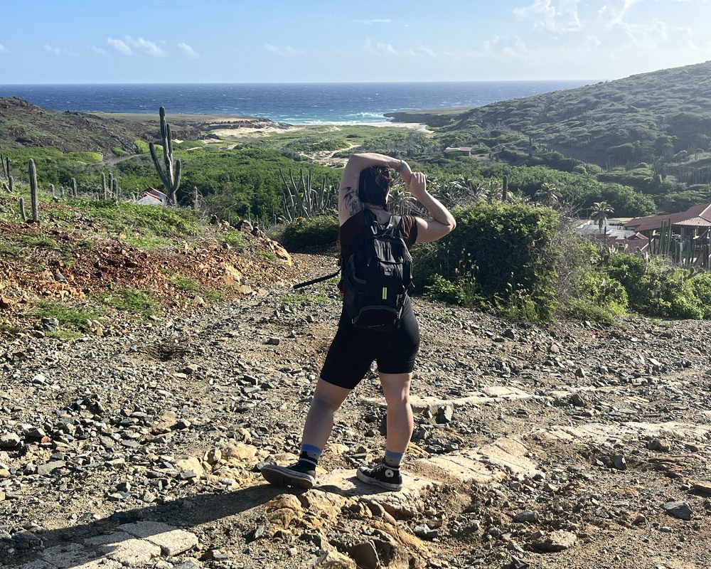 Sunrise views from Daimari Hilltop in Aruba